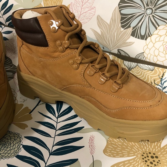 Camel Ankle Boots - Picture 2 of 3